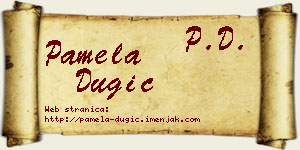 Pamela Dugić vizit kartica